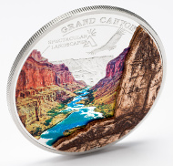 Grand Canyon with a prominent marble inlay.