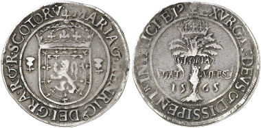 Scotland. Mary. Ryal, 1565, Edinburgh. Seaby 5425. From Künker auction 246 (2014), 2713.