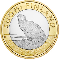 Finland / 5 EUR / 9.8 g / 27.25 mm / Design: Erkki Vainio (obverse), Nora Tapper (reverse) / Mintage: 35,000 (UNC), 10,000 (proof).