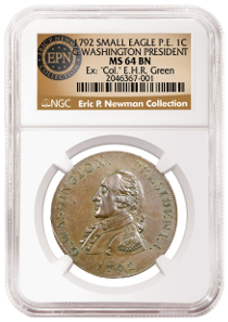 1792 Getz Small Eagle, Plain Edge
