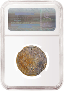 1793 Sheldon-13 Liberty Cap Cent graded NGC AU 53 BN.