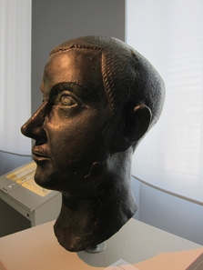 Bronze portrait of Gordian III. Photo: KW.