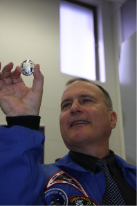 Rick Hieb launching the new