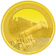 Macau / 250 MOP / 1/4 oz 999.9 Gold / 21.96 mm / Mintage: 5,000.