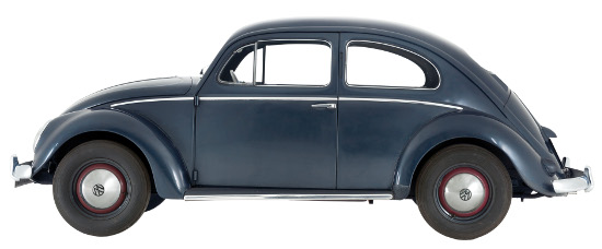 1953 Volkswagen Beetle Export Type 1. National Motor Museum.