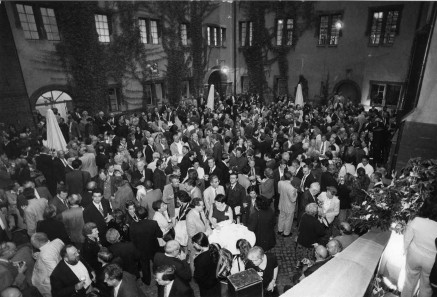 The big reception at the Märkisches Museum on the occasion of the XIIth International Numismatic Congress held at Berlin in 1997. Photo: Reinhard Saczewski.