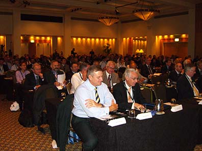 The delegates were attentively listening to the presentations. Photo: Ursula Kampmann