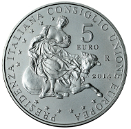 Italy / 5 EUR / 925 silver / 18g / 32mm / Design: Annalisa Masini / Mintage: 5,000.
