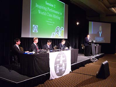 From left to right: Kontantin Li, Saxonia; Matti Rastas, Mint of Finland; Jinglin Chen, China Banknote Printing & Minting Corporation; Dr. Peter Huber, State Mints Baden-Württemberg; Ed Moy, US Mint. Photo: Ursula Kampmann