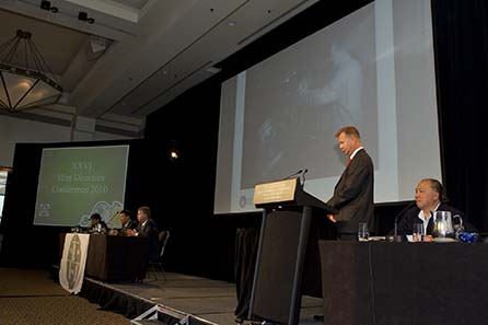 Matti Rastas, Vice President of the Mint of Finland. Image courtesy of MDC 2010
