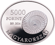 Hungary/ 5,000 HUF/ Silver .925/ 12.5 g/ 30x25 mm/ Designer: Fanni Vékony/ Mintage: 5,000.