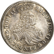 After the restitution as Polish King: POLAND. Frederick August I, 1694-1733. Reichsthaler 1702, Leipzig. Kopicki 2017. Ex Horn Collection. From the upcoming Künker auction 258 on January 29, 2015. The piece has been estimated at 2,500 euros.