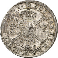 After the restitution as Polish King: POLAND. Frederick August I, 1694-1733. Reichsthaler 1702, Leipzig. Kopicki 2017. Ex Horn Collection. From the upcoming Künker auction 258 on January 29, 2015. The piece has been estimated at 2,500 euros.
