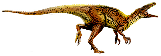 Artistic representations of Australovenator wintonensis. Artwork: T. Tischler, Australian Age of Dinosaurs Museum of Natural History /http://creativecommons.org/licenses/by/2.5/deed.en.