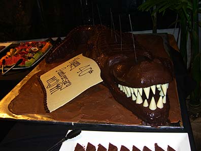 MDM's birthday cake. Photo: Ursula Kampmann