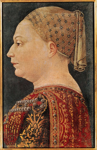 Bonifacio Bembo, Portrait of Maria Visconti, around 1460. Source: Wikicommons.