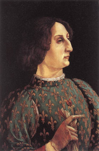 Piero del Pollaiuolo, portrait of Galeazzo Maria Sforza, around 1471. Source: Wikicommons.