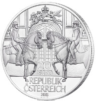Austria / 20 euros / 900 fine silver / 34 mm / Design: Thomas Pesendorfer and Herbert Waehner / Mintage: 50.000.