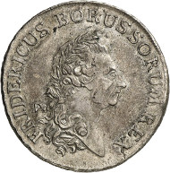 Lot 37: HORN COLLECTION - PRUSSIA. Frederick II, 1740-1786. Reichsthaler 1781 B, Breslau. Kluge 325.2. Old. 483. Extremely rare. About extremely fine. Estimate: 20,000,- euros. Hammer price: 55,000,- euros.