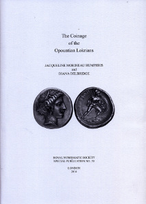 Jacqueline Morineau Humphris, Diana Delbridge, The Coinage of the Opountian Lokrians. Spink, London, 2014. 261 p., 22 x 30,4 cm, fig. in black and white; 61 pl., Hardcover. ISBN: 0-901405-74-4. £60.
