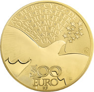 France / 2015 / 500 Euro / Au 999 / 155.5 g / 50mm / Mintage: 99.
