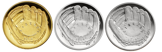 2014 National Baseball Hall of Fame commemorative coins. Source: Wikipedia. United States Government / Department of Treasury - United States Mint.