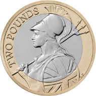New £2 coin.
