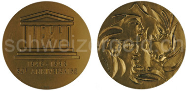 50 Years UNESCO, 1996. © www.schweizer-geld.ch