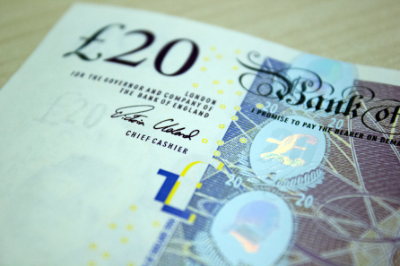 The new Cleland £20 note. Photographer: James Oxley. © Bank of England.