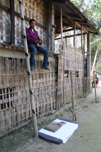 Digitising the written legacy of north-eastern India's Ahom Kingdom manuscripts written in the Tai Ahom script, no longer used in daily life. Endangered Archives Programme. Photography © Dr Stephen Morey.