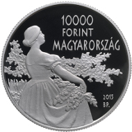 Hungary / 2015 / 10,000 forint / Ag .925 / 37 mm / 24 g / Design: Mihály Fritz / Mintage: 5,000.
