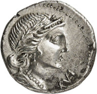 Lot 7535: ROMAN REPUBLIC. Social War. Denarius, 89, Corfinium. Extremely rare. About extremely fine. Estimate: 2,000,- euros. Hammer price: 22,000,- euros.