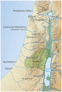 Province of Judaea in the 4th century BC. © Vienna University, IfGR.