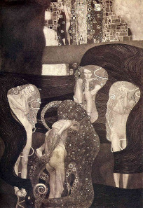 Jurisprudence, 1899-1907. Destroyed painting for the University of Vienna. Source: Wikipedia.