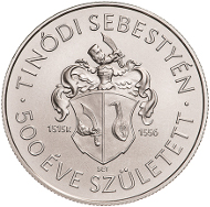 Hungary / 2015 / 2,000 forint / CuNi / 37 mm / 23.7 g / Design: Tamás E. Soltra / Mintage: 5,000.