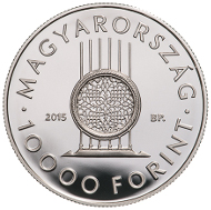 Hungary / 2015 / 10,000 forint / Ag .925 / 37 mm / 24 g / Design: Tamás E. Soltra / Mintage: 5,000.