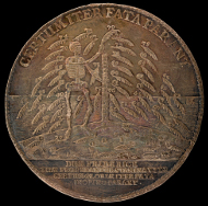6 Thaler Coin, Brunswick (Germany), 1679. Image courtesy of the National Museum of American History.