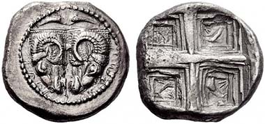 376 - Phokis, Federal Coinage / Delphi, Tridrachm, 485-475. NAC 55 (2010), 376. Estimate: 150.000 CHF / Hammer Price: 475.000 CHF.
