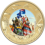 Australia / 2015 / 5 $ / Metal: Al Zn Br / 38.74 mm / 20.00 g / Design: Jim Tsinganos / Mintage: 30,000.
