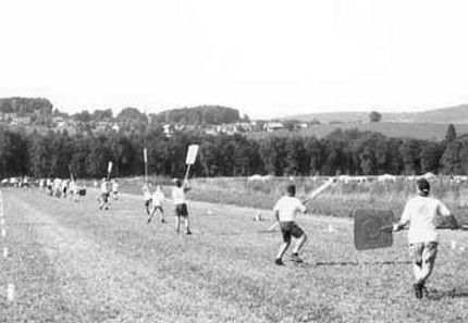 Swiss men playing