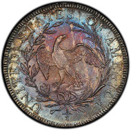 1103: 1797 Draped Bust Half Dollar. Overton-101a. Rarity-4+. MS-66 (PCGS). Estimate: $1,200,000-$1,750,000. Price Realized: $1,527,500.