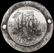 Original medal dies. Photo: National Museum of Denmark.