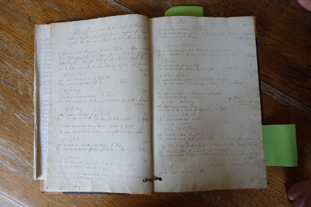 Records of coin finds, dating back as far as the 18th century. Photo: UK.