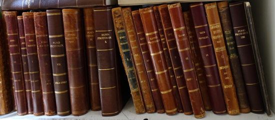 The precious object registers. Photo: UK.