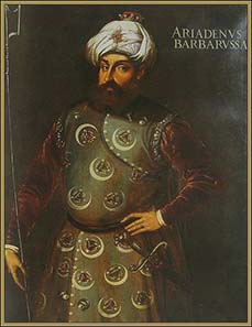 Barbarossa Hayreddin Pasha. Painting from the 16th century. Louvre. Source: Wikiepdia.