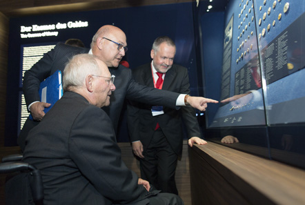 French Finance Minister Sapin knew a thing or two about numismatics. Photo: Thomas Köhler, Bundesministerium der Finanzen.