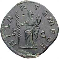 Fig. 11: Fake of a sestertius of Didia Clara