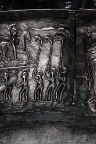 Gundestrup Cauldron / detail: Warriors playing the carnyx.