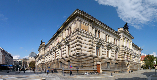 Since the end of WWII the Dresden Albertinum had housed the coin cabinet. Photograph: Vitold Muratov / https://creativecommons.org/licenses/by-sa/3.0/deed.de