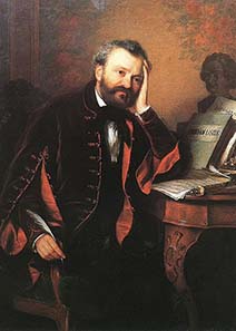 Ferenc Erkel, painting by Györgyi (Giergl) Alajos (1821-1863) / Wikipedia.